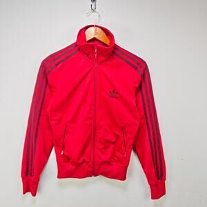 Vintage Adidas Y2K Zip Up Track Jacket Womens Small Trefoil